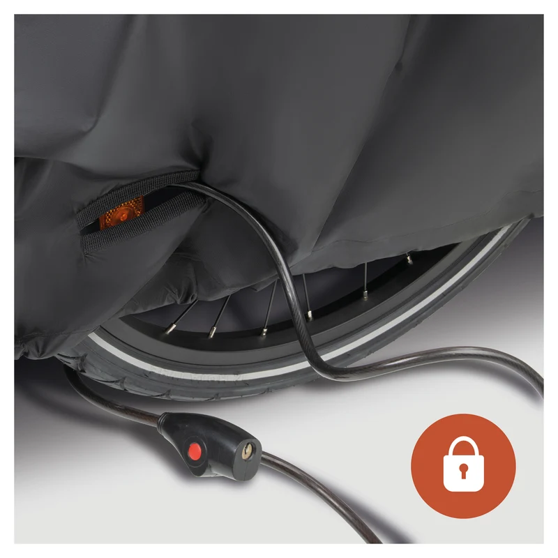 Faltgarage für Fahrradanhänger / Bike Trailer Cover Black