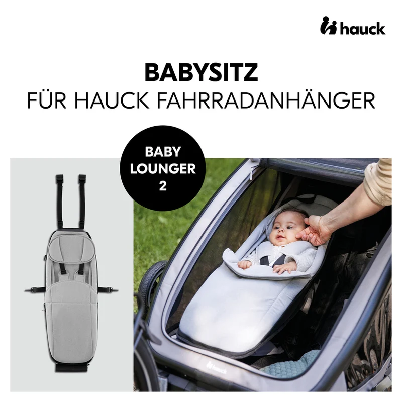 Baby Lounger / Neugeborenen Einhang für alle Hauck Fahrradanhänger