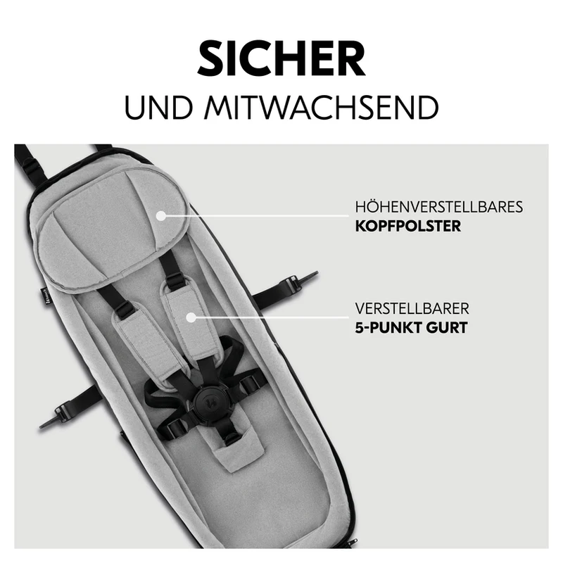 Baby Lounger / Neugeborenen Einhang für alle Hauck Fahrradanhänger