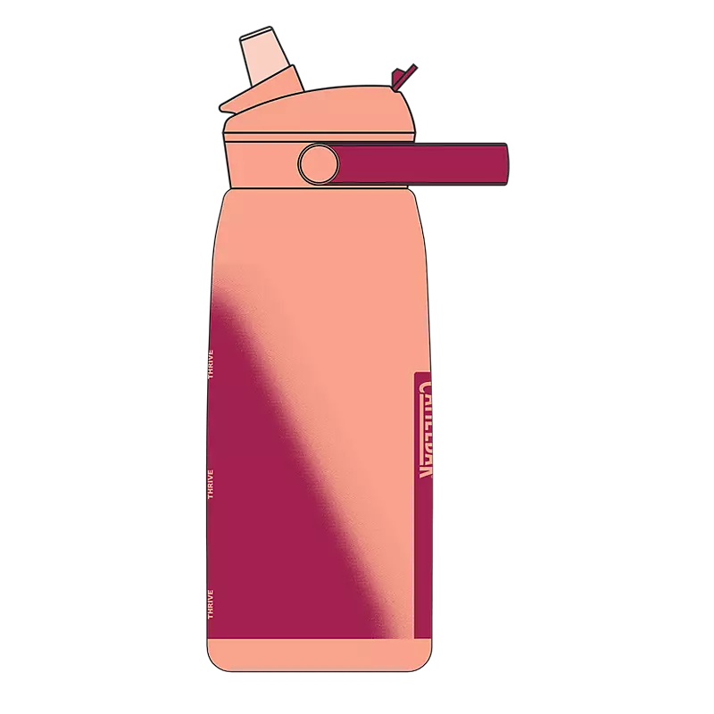 Thrive Flip Straw Bottle 1L