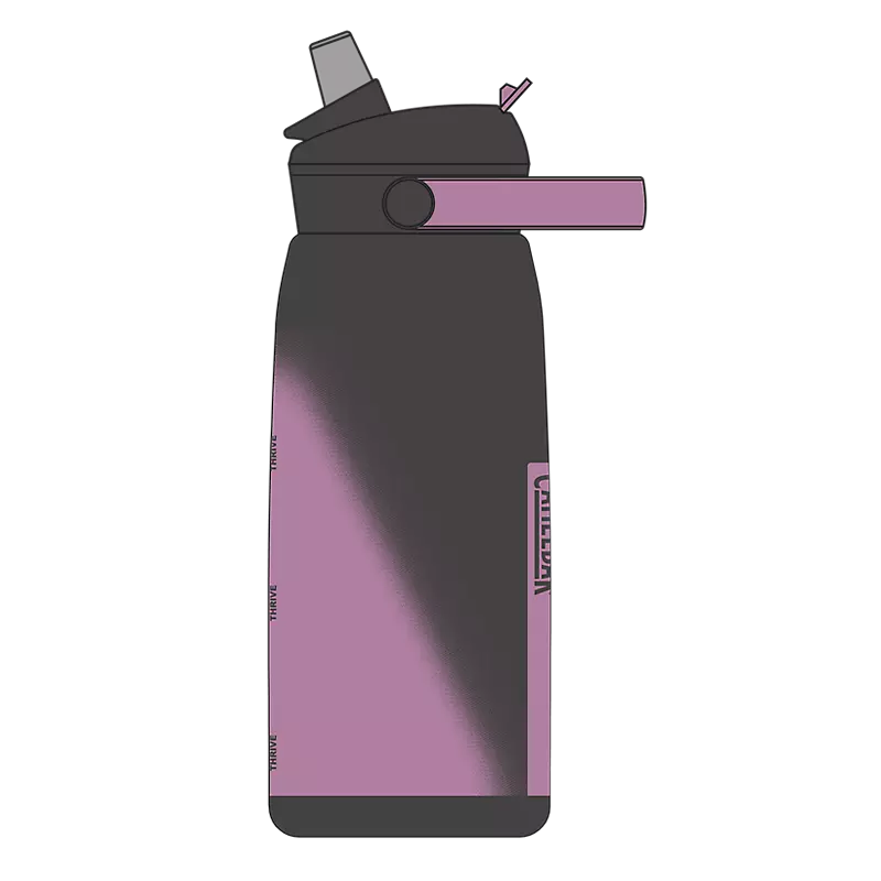 Thrive Flip Straw Bottle 1L
