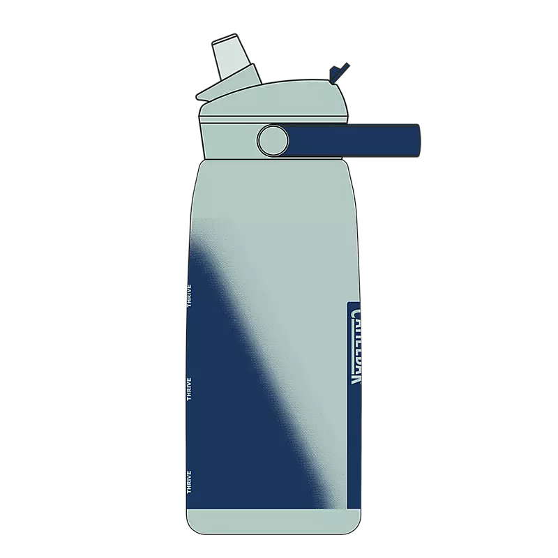 Thrive Flip Straw Bottle 1L